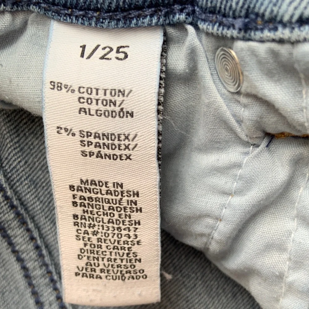 Celebrity Pink Light Blue Distressed Skinny Jeans